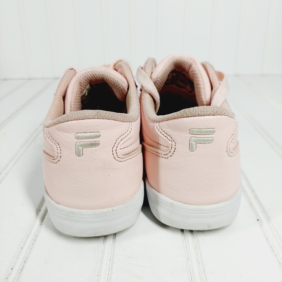 Fila Pink Lace Up Girls Sneakers F320 - Picture 7 of 12